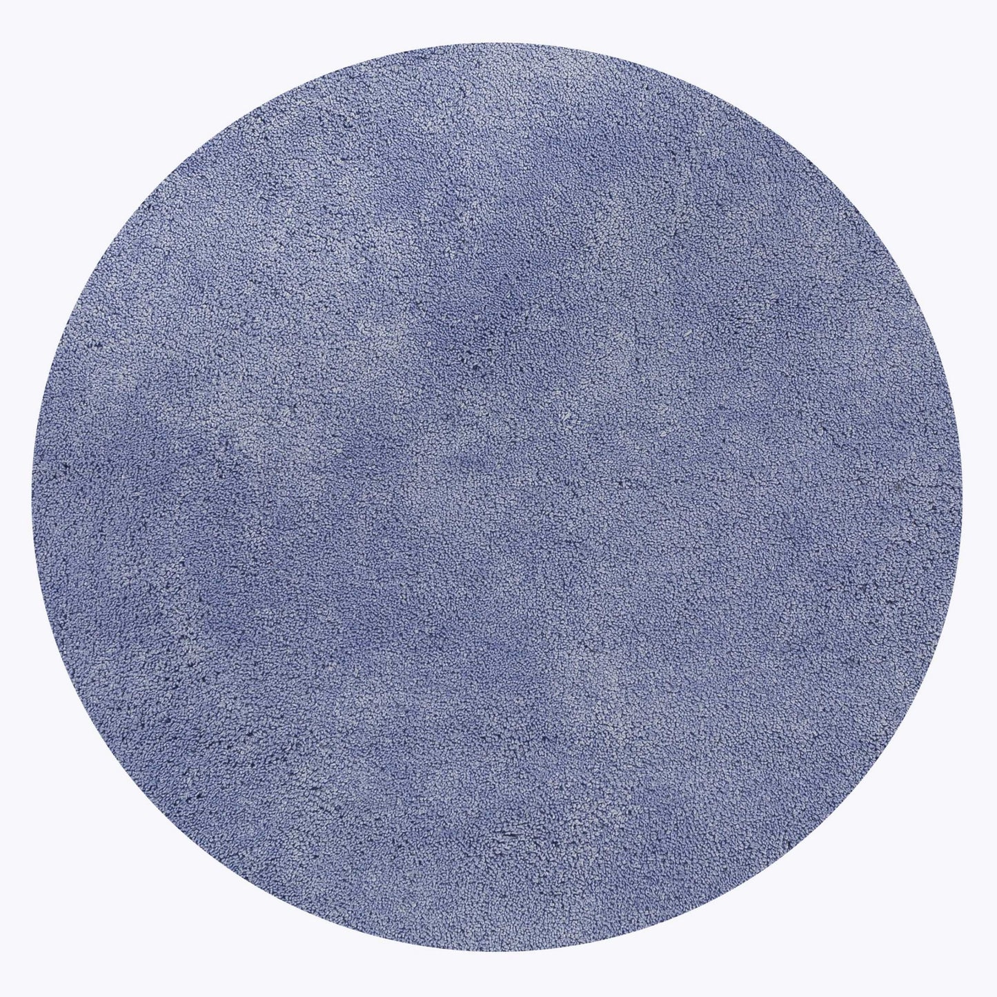 8' Purple Hand Woven Round Rug
