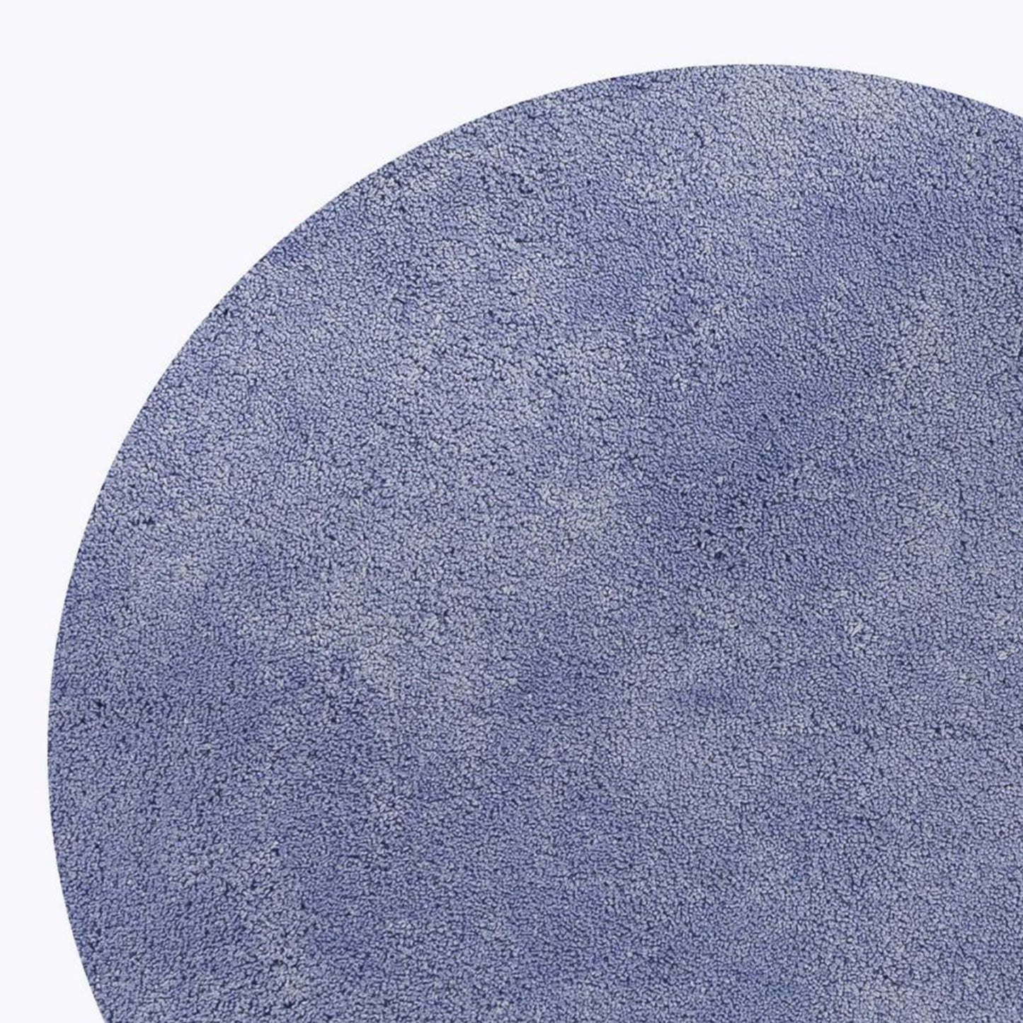 8' Purple Hand Woven Round Rug