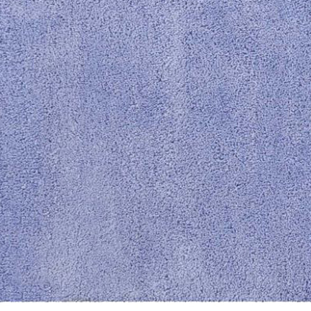 8' Purple Hand Woven Runner Rug