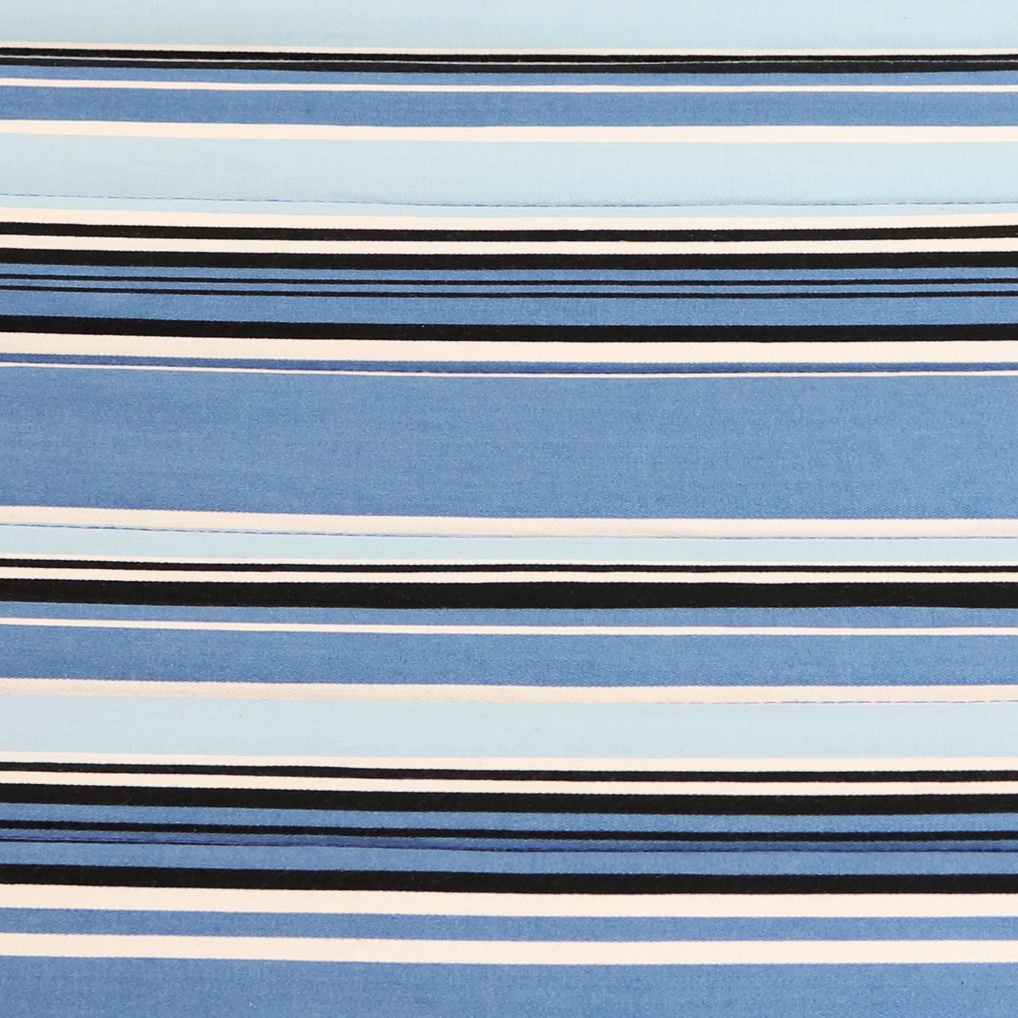 Light Blue And Dark Blue Striped Double Hammock