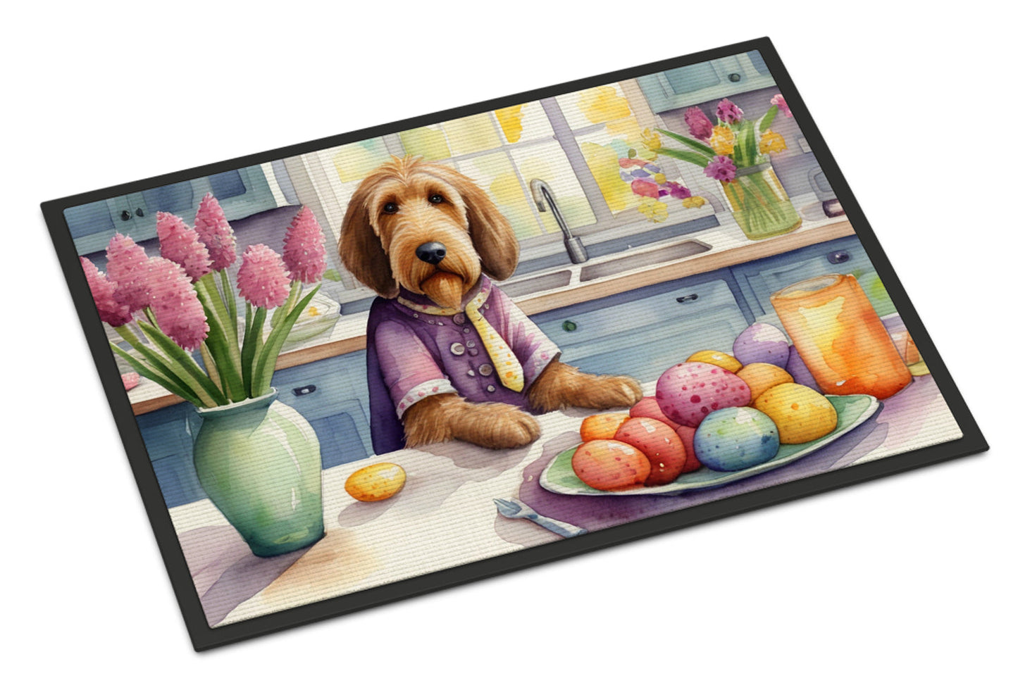 Decorating Easter Otterhound Doormat
