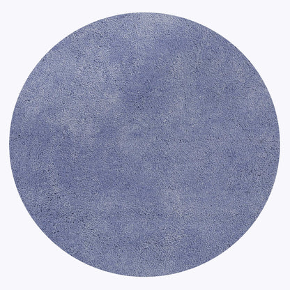 8' Purple Hand Woven Round Rug