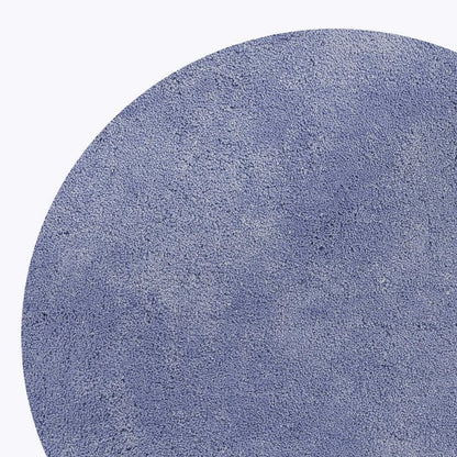 8' Purple Hand Woven Round Rug