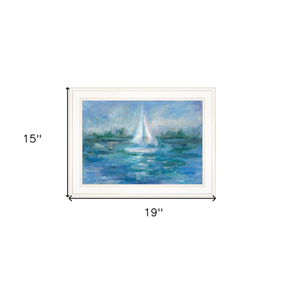 A Day In the Life 2 White Framed Print Wall Art