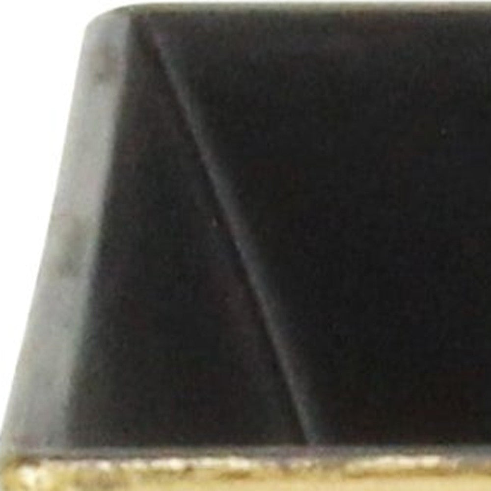5" Gold Recycled Plastic Indoor Outdoor Square Pot Planter-2