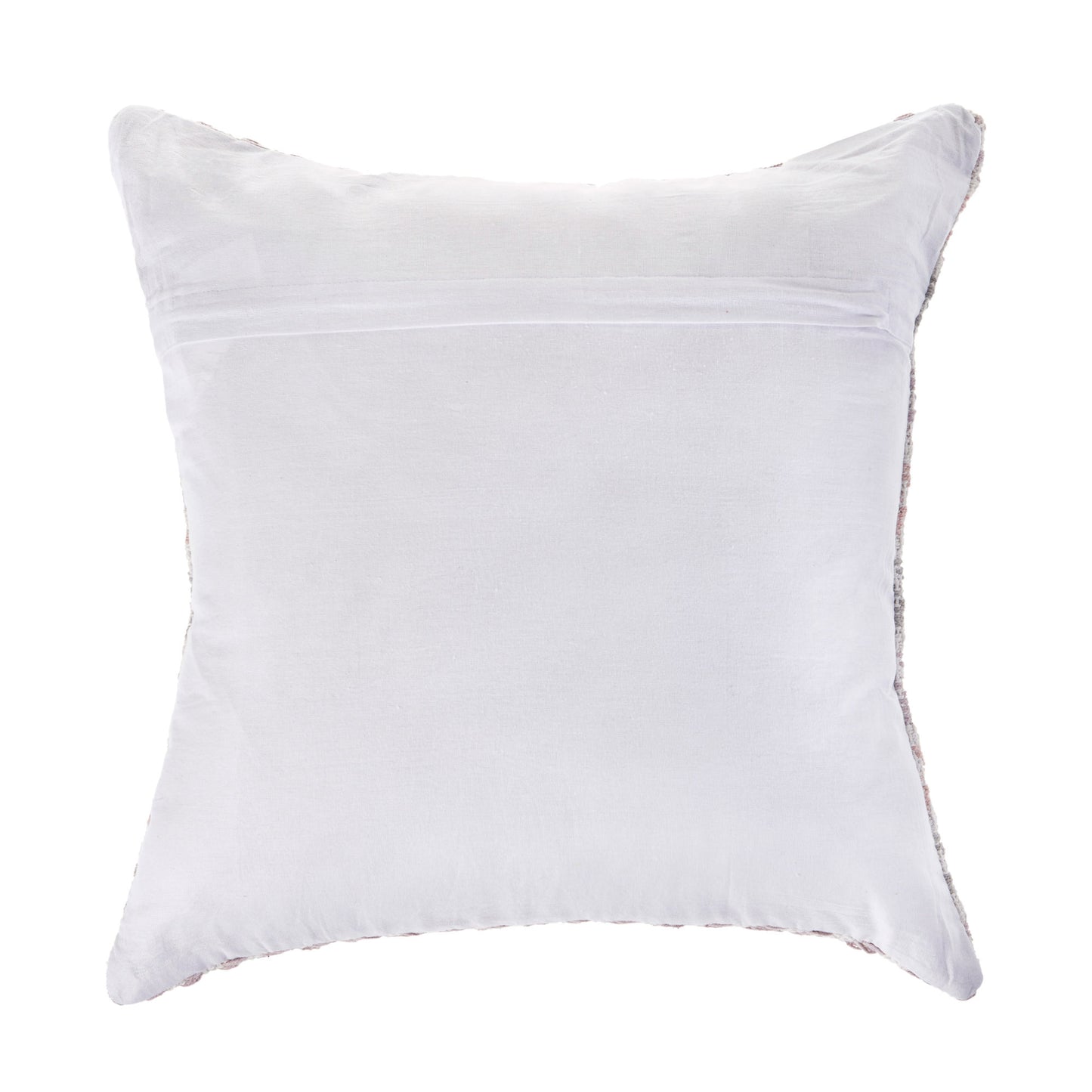 18" Purple and White Throw Pillow