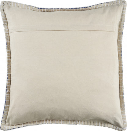 24" Blue Throw Pillow