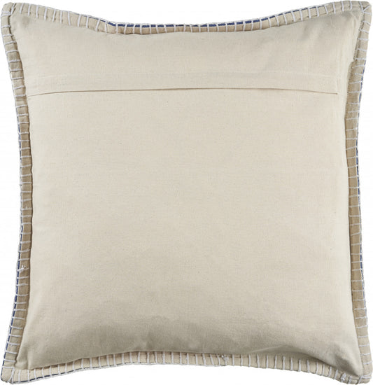 24" Blue Throw Pillow