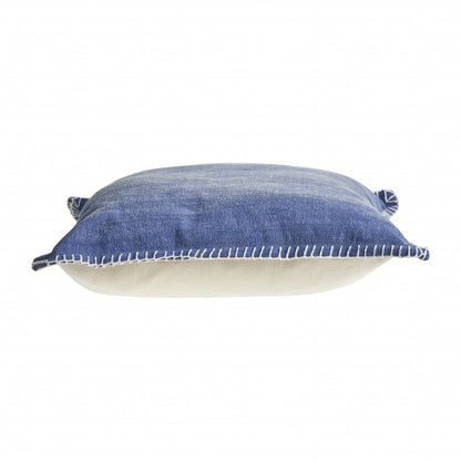 24" Blue Throw Pillow