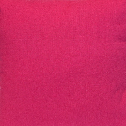 16" Pink Cotton Throw Pillow