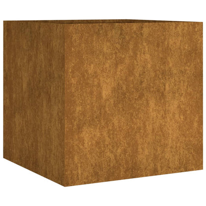 vidaXL Garden Wall Planter 19.7"x6.3"x3.9" Corten Steel