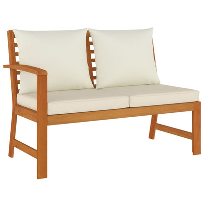 vidaXL 6 Piece Patio Dining Set with Cushions Solid Wood Acacia