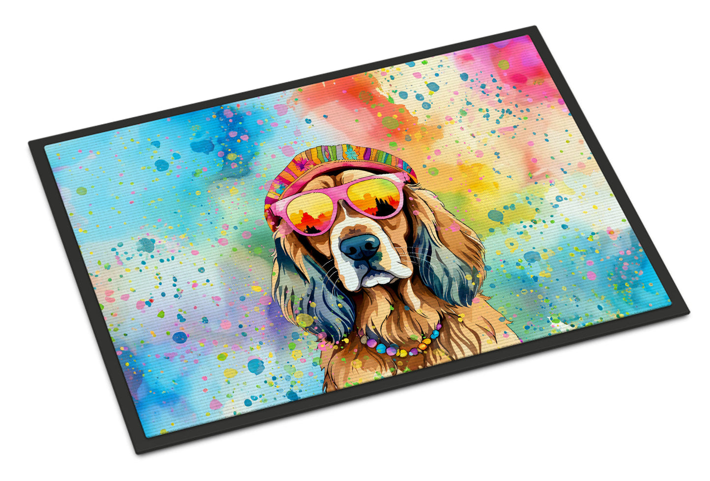 Cocker Spaniel Hippie Dawg Doormat